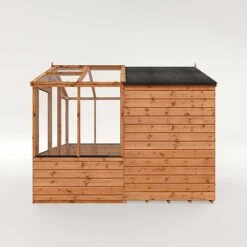 Waltons 8 X 6 Wooden Greenhouse And Garden Shiplap Storage Shed Combi -PlantHub Shop 004 001 00242011