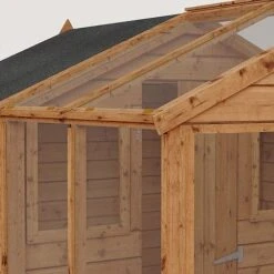 Waltons 8 X 6 Wooden Greenhouse And Garden Shiplap Storage Shed Combi -PlantHub Shop 004 001 0024205
