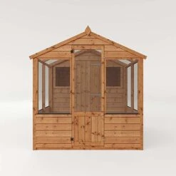Waltons 8 X 6 Wooden Greenhouse And Garden Shiplap Storage Shed Combi -PlantHub Shop 004 001 0024207