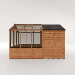 Waltons 10 X 6 Wooden Greenhouse And Garden Shiplap Storage Shed Combi -PlantHub Shop 004 001 00252014