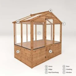 Waltons 6 X 4 Wooden Shiplap Tongue And Groove Greenhouse -PlantHub Shop 004 003 00012010