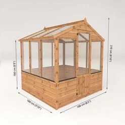 Waltons 6 X 6 Traditional Wooden Shiplap Tongue And Groove Greenhouse -PlantHub Shop 004 003 0002208