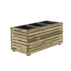 Cerland Horizon Outdoor Rectangular Wooden Planter 90cm -PlantHub Shop 004017 HD 01
