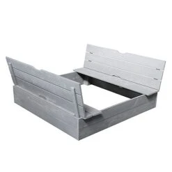 Soulet Sandpit With Folding Benches 120 X 120cm -PlantHub Shop 004527