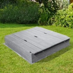 Soulet Sandpit With Folding Benches 120 X 120cm -PlantHub Shop 004527 AMB 03