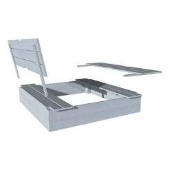 Soulet Sandpit With Folding Benches 120 X 120cm -PlantHub Shop 004527 DET 11