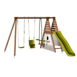 Soulet Camelia Wooden Swing Set With Slide 20 Soulet Camelia Wooden Swing Set With Slide -PlantHub Shop 004636 DET 04