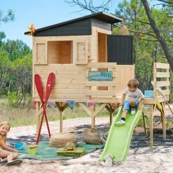 Soulet Portland Playhouse With Slide 10 X 8 -PlantHub Shop 004868 AMB 03