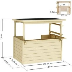 Soulet Playa Childrens Market Stall 4 X 3 -PlantHub Shop 004890 VISUEL DIM PRODUIT