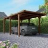 Cerland Victor Wooden Carport 3 X 5m -PlantHub Shop 004922 AMB HD