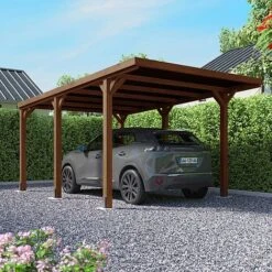 Cerland Victor Wooden Carport 3 X 5m
