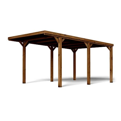 Cerland Victor Wooden Carport 3 X 5m 4 Cerland Victor Wooden Carport 3 X 5m - Image 2