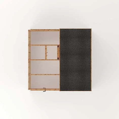 Waltons 8 X 8 Wooden Shiplap Tongue And Groove Greenhouse And Combi Garden Storage Shed 12 Waltons 8 X 8 Wooden Shiplap Tongue And Groove Greenhouse And Combi Garden Storage Shed - Image 10