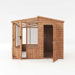Waltons 8 X 8 Wooden Shiplap Tongue And Groove Greenhouse And Combi Garden Storage Shed 17 Waltons 8 X 8 Wooden Shiplap Tongue And Groove Greenhouse And Combi Garden Storage Shed -PlantHub Shop 005 0001206