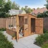 Waltons 8 X 8 Wooden Shiplap Tongue And Groove Greenhouse And Combi Garden Storage Shed 1 Waltons 8 X 8 Wooden Shiplap Tongue And Groove Greenhouse And Combi Garden Storage Shed -PlantHub Shop 005 0001207