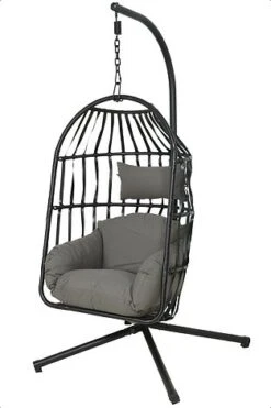 Idooka Rattan Hanging Garden Egg Chair -PlantHub Shop 0120Main1