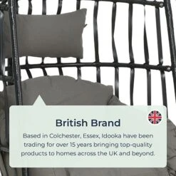 Idooka Rattan Hanging Garden Egg Chair -PlantHub Shop 0520British20Brand