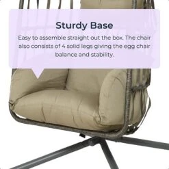 Idooka Rattan Hanging Garden Egg Chair -PlantHub Shop 0620Sturdy20Base