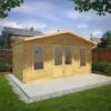 5m X 3m Retreat Log Cabin - 28mm Double Glazed -PlantHub Shop 0634AXNE0503HGDD2MW Mercia Garden 4 MainDC