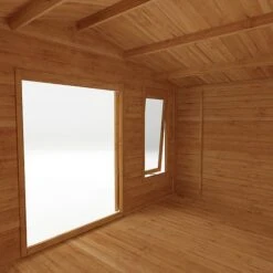 5m X 3m Retreat Log Cabin - 28mm Double Glazed -PlantHub Shop 0634AXNE0503HGDD2MW Studio Detail003