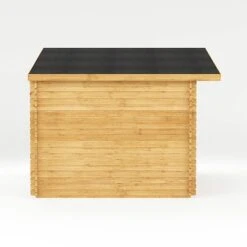 5m X 3m Retreat Log Cabin - 28mm Double Glazed -PlantHub Shop 0634AXNE0503HGDD2MW Studio Left