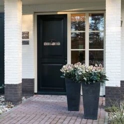 Vase Ella Black H49Cm D26Cm