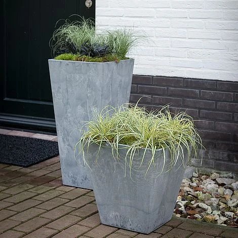 Pot Ella Grey H29Cm D30Cm 3 Pot Ella Grey H29Cm D30Cm