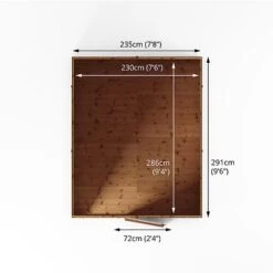 Waltons 10' X 8' Outdoor Tongue & Groove Repositionable Garden Windowless Shiplap Storage Shed 19 Waltons 10' X 8' Outdoor Tongue & Groove Repositionable Garden Windowless Shiplap Storage Shed -PlantHub Shop 10x8 Shiplap Apex Modular Floor Plan