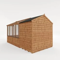 Waltons 12' X 6' Apex Greenhouse With Shed Extension -PlantHub Shop 1220x20620Shiplap20Combi20Greenhouse20and20Wooden20Storage20Shed20Detail20003