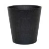 Pula Recylable Planter Black H25Cm D24Cm -PlantHub Shop 150624