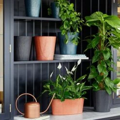 Pula Recylable Planter Black H25Cm D24Cm -PlantHub Shop 150624 1copy