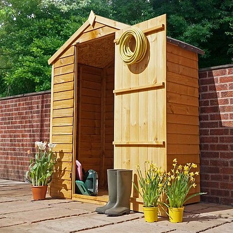 5 X 3 Waltons Overlap Apex Wooden Garden Shed 4 5 X 3 Waltons Overlap Apex Wooden Garden Shed - Image 2