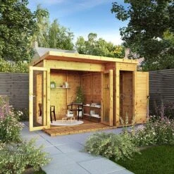 Waltons 10 X 8 Wooden Shiplap Tongue And Groove Contemporary Summerhouse With Side Shed 15 Waltons 10 X 8 Wooden Shiplap Tongue And Groove Contemporary Summerhouse With Side Shed -PlantHub Shop 20220816 SI 003 001 0022 Summerhouse DT Shiplap Pent 10x8 Shed Area W3 MainDO