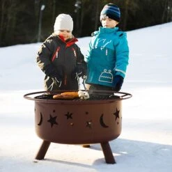 Landmann Moon & Stars Deluxe Garden Firepit -PlantHub Shop 28335 015