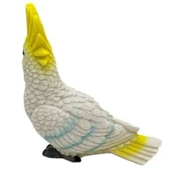Realistic Cockatoo Parrot Garden Bird Ornament 12cm Outdoor Statue 10 Realistic Cockatoo Parrot Garden Bird Ornament 12cm Outdoor Statue -PlantHub Shop 3640 3