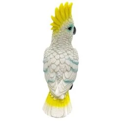 Realistic Cockatoo Parrot Garden Bird Ornament 12cm Outdoor Statue 11 Realistic Cockatoo Parrot Garden Bird Ornament 12cm Outdoor Statue -PlantHub Shop 3640 4