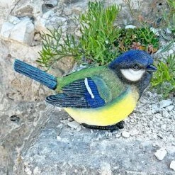 Large Blue Tit Bird Garden Ornament 14 Large Blue Tit Bird Garden Ornament -PlantHub Shop 3663L 6