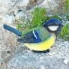 Large Blue Tit Bird Garden Ornament -PlantHub Shop 3663L 7