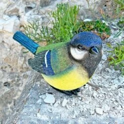 Large Blue Tit Bird Garden Ornament 15 Large Blue Tit Bird Garden Ornament -PlantHub Shop 3663L 8