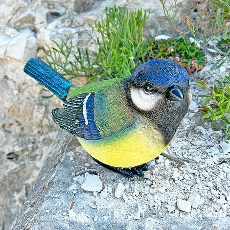 Large Blue Tit Bird Garden Ornament 7 Large Blue Tit Bird Garden Ornament - Image 5
