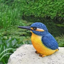 Large Kingfisher Bird Garden Ornament -PlantHub Shop 3707