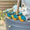3 Pot Topping Kingfisher Bird Garden Ornaments -PlantHub Shop 3710 12
