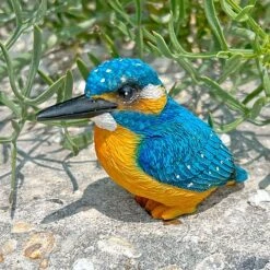 3 Pot Topping Kingfisher Bird Garden Ornaments -PlantHub Shop 3710 6