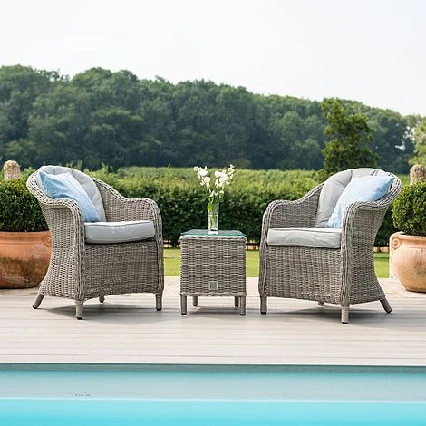Maze Rattan Oxford Lounge Set 3 Piece 3 Maze Rattan Oxford Lounge Set 3 Piece