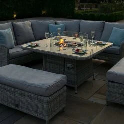 Maze Rattan Oxford Royal Corner Dining Set With Firepit Table 34 Maze Rattan Oxford Royal Corner Dining Set With Firepit Table -PlantHub Shop 403052 4