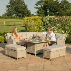 Maze Rattan Oxford Royal Corner Dining Set With Firepit Table 38 Maze Rattan Oxford Royal Corner Dining Set With Firepit Table -PlantHub Shop 403052 8
