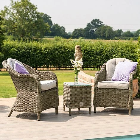 Maze Rattan Winchester Lounge Set 3 Piece 3 Maze Rattan Winchester Lounge Set 3 Piece