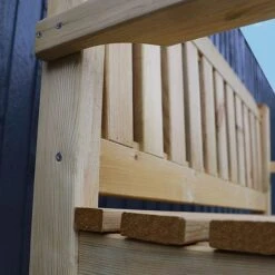 Waltons 2 Seater Pressure Treated Wooden Garden Bench 4ft -PlantHub Shop 4ft Bench Detail 002
