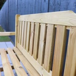Waltons 2 Seater Pressure Treated Wooden Garden Bench 4ft -PlantHub Shop 4ft Bench Detail 003