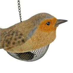 Robin Shaped Bird Feeder Hanging Garden Ornament 12 Robin Shaped Bird Feeder Hanging Garden Ornament -PlantHub Shop 530967 000 707 3